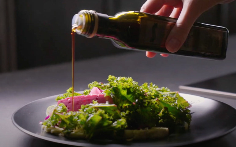 Овощная рапсодия с маринованной брынзой