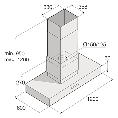 Вытяжка Asko CI41239S