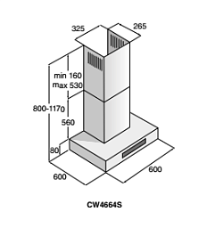 Вытяжка Asko CW4664S