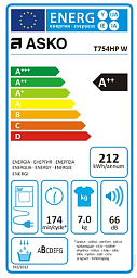 Сушильная машина Asko T754HP W