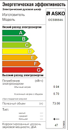 Духовой шкаф Asko OCS8664A