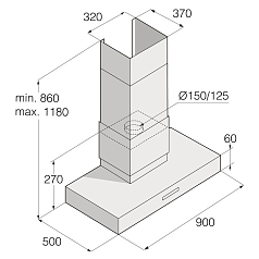 Вытяжка Asko CI4939S