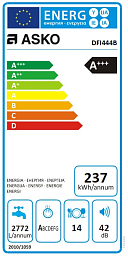 Встраиваемая посудомоечная машина Asko DFI444B