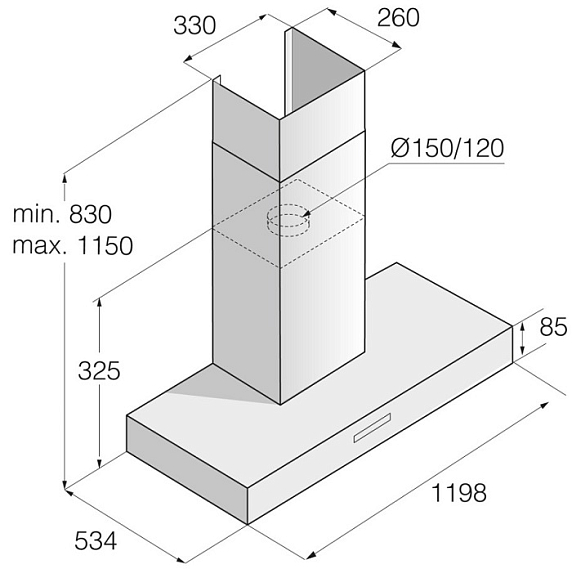 Вытяжка Asko CW41230G preview 3