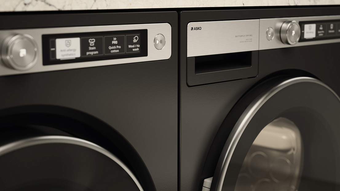 Новые стиральные и сушильные машины ASKO в трех цветах