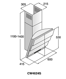 Вытяжка Asko CW4624S