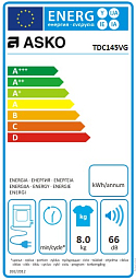 Профессиональная сушильная машина Asko TDC145 V G
